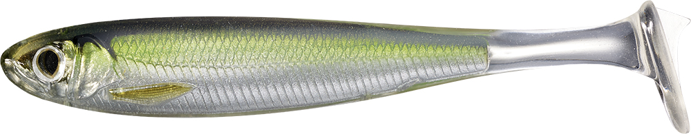 LIVETARGET Slow Roll Shiner - 3in - Silver/Green