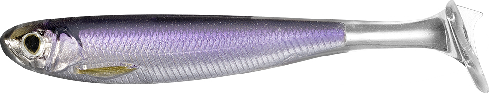 LIVETARGET Slow Roll Shiner - 5in - Silver/Purple