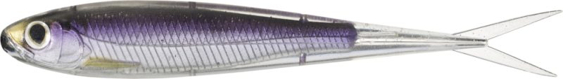 LIVETARGET Twitch Minnow - 3-3/4in - Silver/Purple