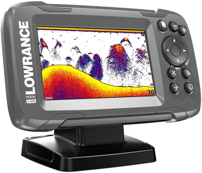 Lowrance HOOK2-4x 4in GPS Fishfinder w/ Track Plotter & Bullet Skimmer