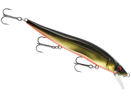 Luck-E-Strike Rick Clunn RC STX Jerkbait - Deadly Black Illusion