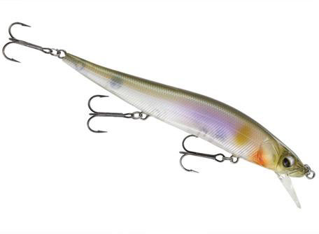 Luck-E-Strike Rick Clunn RC STX Jerkbait - Purple Golden Shiner