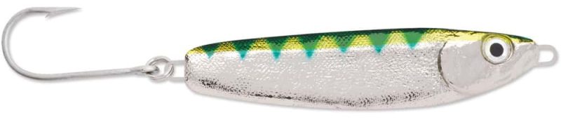 Luhr Jensen 4751-012 Crippled Herring Lure 307 Nickel/Neon Green - 4751-012 307 Nickel/Neon Green