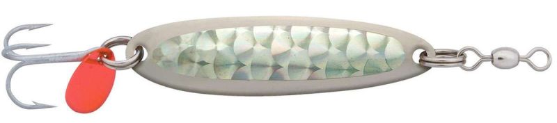 Luhr Jensen Krocodile Spoon - 3/8 oz. - Chrome/Silver Prism-Lite