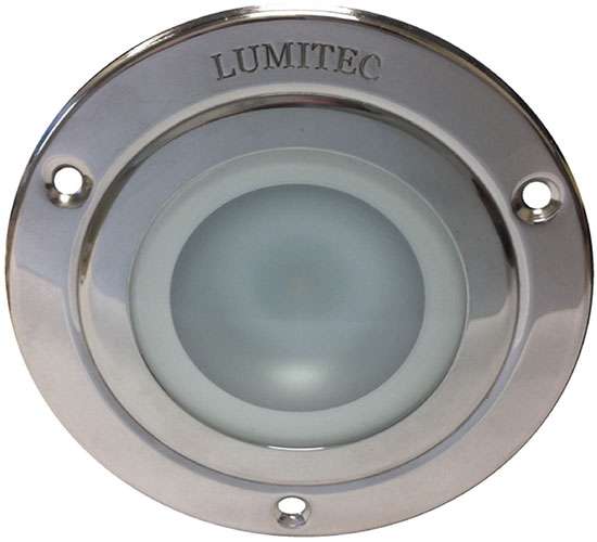 Lumitec Shadow Down Light - Stainless Bezel - White - 114113