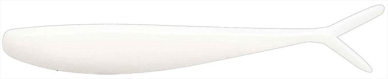 Lunker City 2 1/2 in Fin-S Lures 68 White Satin - Fin-S 2-1/2in 68 White Satin