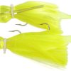 MagicTail Bullet Head Tandem Mojo Rig - 10oz x 6oz - Chartreuse