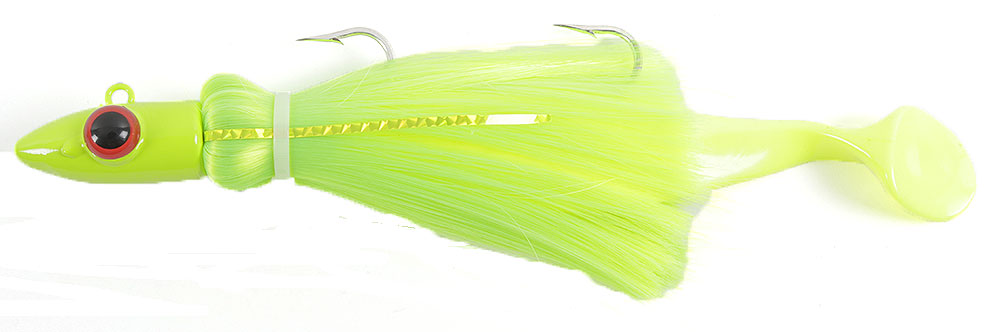 MagicTail Bullethead Mojo Lure - 4oz - Chartreuse