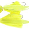 MagicTail Round Head Tandem Mojo Rig - 24oz x 8oz - Chartreuse