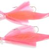 MagicTail Round Head Tandem Mojo Rig - 6oz x 3oz - Pink/White