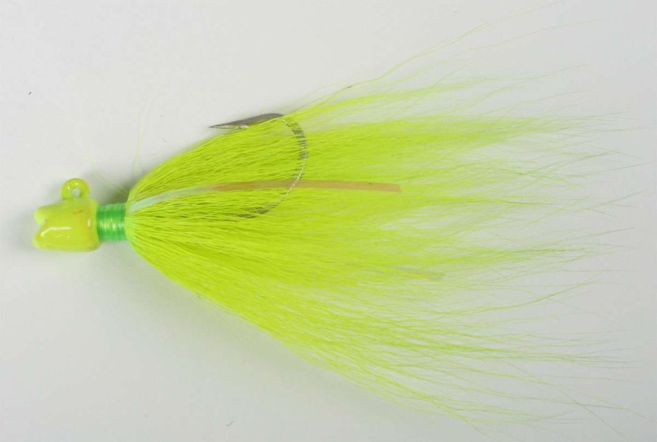 MagicTail Smiling Bill Bucktail - Chartreuse - 1.5 oz. - SB15-02