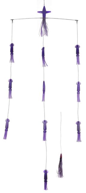 MagicTail Splash Spreader Bar - 36in - Black/Purple