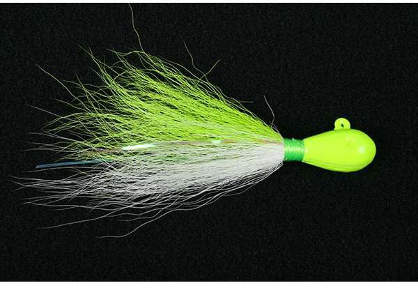 MagicTail TD14 Tear Drop Bucktail Chartreuse - TD14 Chartreuse
