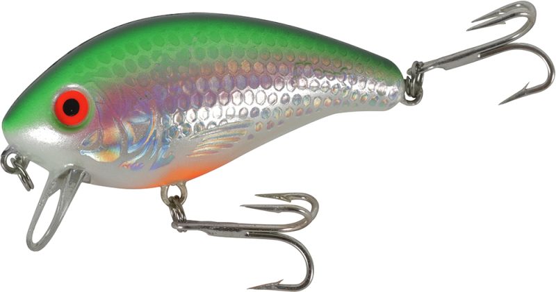 Manns Tidewater Mid 1-Minus Croaker Wake Bait Green Mullet Holographic