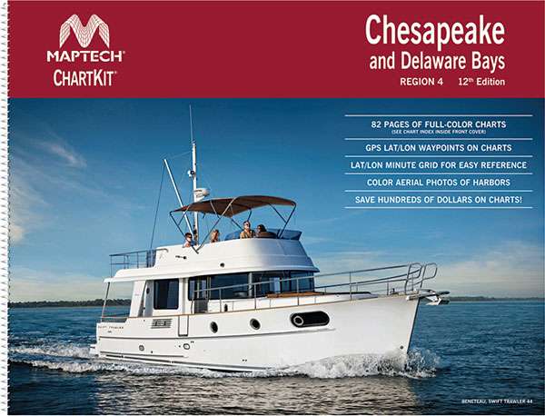 Maptech ChartKit: Chesapeake & Delaware Bays, 12th Edition