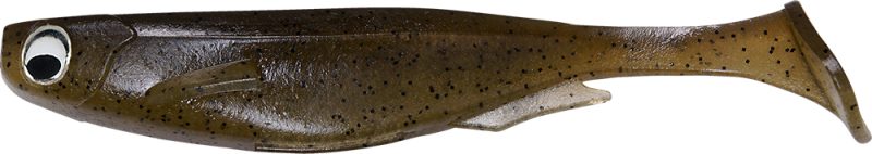 Megabass Spark Shad - 4in - Green Pumpkin