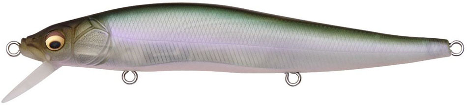 Megabass Vision 110 Jerkbait - Mat Emerald Shad