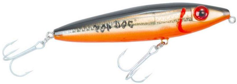 MirrOlure 94MR Top Dog Surface Walker Lure Black/Gold - 94MR Black/Gold