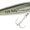 MirrOlure 94MR Top Dog Surface Walker Lure Green/Silver/White - 94MR Green/Silver/White