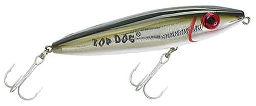 MirrOlure 94MR Top Dog Surface Walker Lure Green/Silver/White - 94MR Green/Silver/White