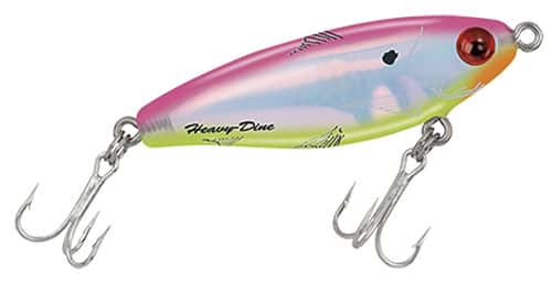 MirrOlure MirrOdine Sinking Twitchbait Fl Pink/Chart/Silver - 18MR Fl Pink/Chart/Silver Lumi