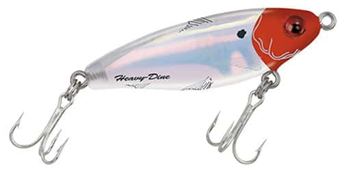 MirrOlure MirrOdine Sinking Twitchbait Red Head/White/Silver - 18MR Red Head/White/Silver Lumi