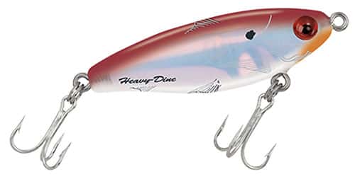 MirrOlure MirrOdine Sinking Twitchbait Red/White/Silver - 18MR Red/White/Silver