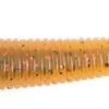 Missile Baits Quiver Worm - 4.5in - Orange Green Pumpkin Core