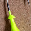 Mission Fishin Double Barbed 1oz 6/0 Chartreuse Jig Heads