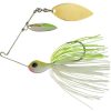 Molix Venator DW Spinnerbait - 5/8oz - White/Chartreuse