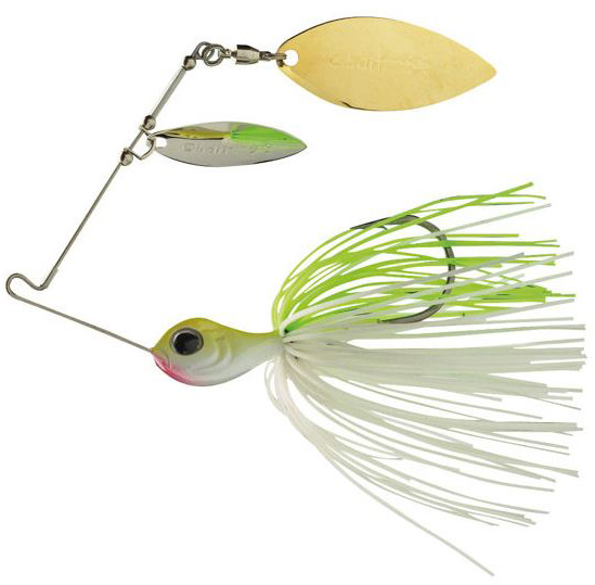 Molix Venator DW Spinnerbait - 5/8oz - White/Chartreuse