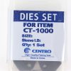 Momoi Bench Tool Pin Type Die Set for CT-1000 - - Size D