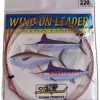 Momoi Extra Hard Wind On Leader 220lb 1.45mm Clear White - 90012