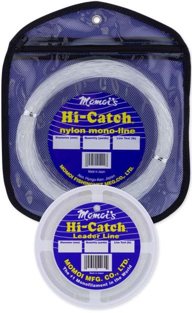 Momoi Hi-Catch Mono Leader - Clear White - 130 lb. - 100 yd.