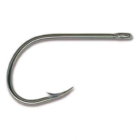 Mustad 10848NP-BN Open Eye Siwash Hook 6pk - Size 3/0