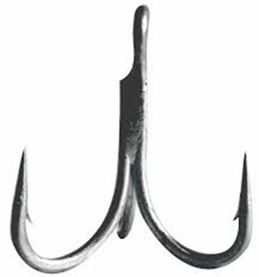 Mustad 36330NP Inline 4X Strong Treble Hooks - 1/0- 5 Pack