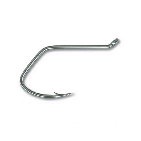 Mustad 412NP-BN 3X Skipjack Bend Beak Bait Hook - 1/0 - 10 Pack