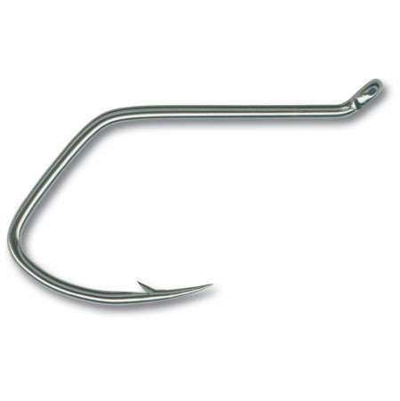 Mustad 412NP-BN 3X Skipjack Bend Beak Bait Hook - 6/0 - 6 Pack