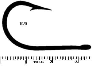 Mustad - 7699 11/0 Long Point Sea Mate Hook