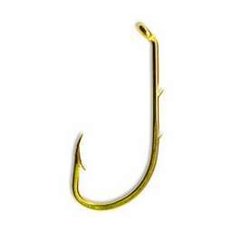 Mustad 92642 Beak Baitholder Hook Gold Plated 100pk - Size 1