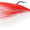 Mustad Big Eye Bucktail Jig 1.5oz Red/White - BEB-1.5-RW