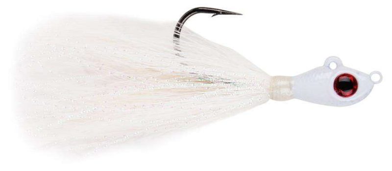 Mustad Big Eye Bucktail Jig 6oz White - BEB-6-WH