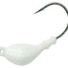 Mustad SH824 Shrimp Jig Head Lure 1/2oz Pearl - SH824-1/2oz Pearl