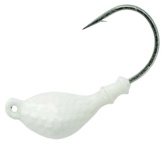 Mustad SH824 Shrimp Jig Head Lure 1/2oz Pearl - SH824-1/2oz Pearl