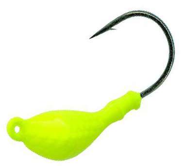 Mustad SH824 Shrimp Jig Head Lure 1/4oz Chartreuse