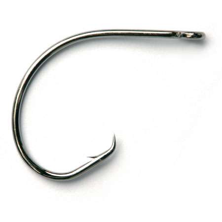 Mustad Super Fine Wire Circle - Straight Eye 6/0 Hook - 39951NP-BN