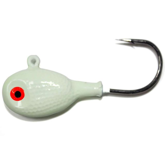 Mustad Tog Tamer Jig Head 1oz Glow - TT824-1-GG