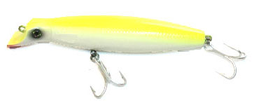 Northbar Tackle Jr. Bottle Darter Lure - Fluorescent Yellow/White