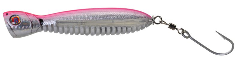 Ocean Born Flying Popper Tuna Rocket - Pink Silver