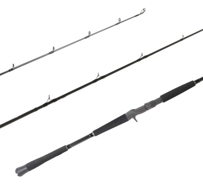 Ocean Tackle International OTI-LBI701HFC Pitch Black Inshore Conventional Rod